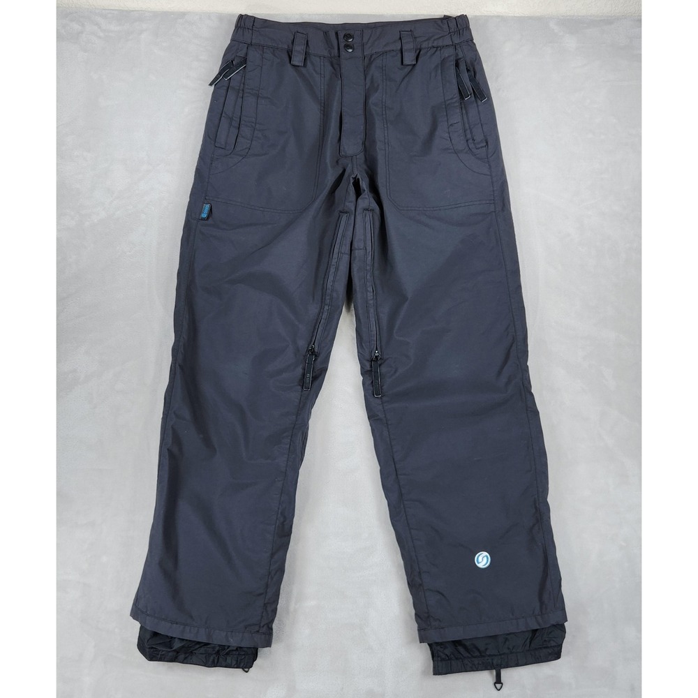 Sims Exposure Project Snow Pants Mens 36x31 Gray Insulated Ski Snowboard EXP 10i